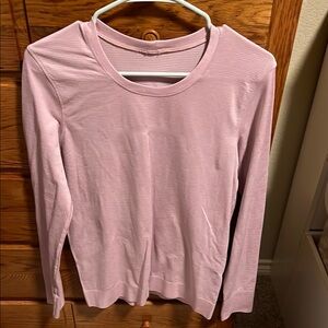 Women's Lululemon Pink Long Sleeve Top